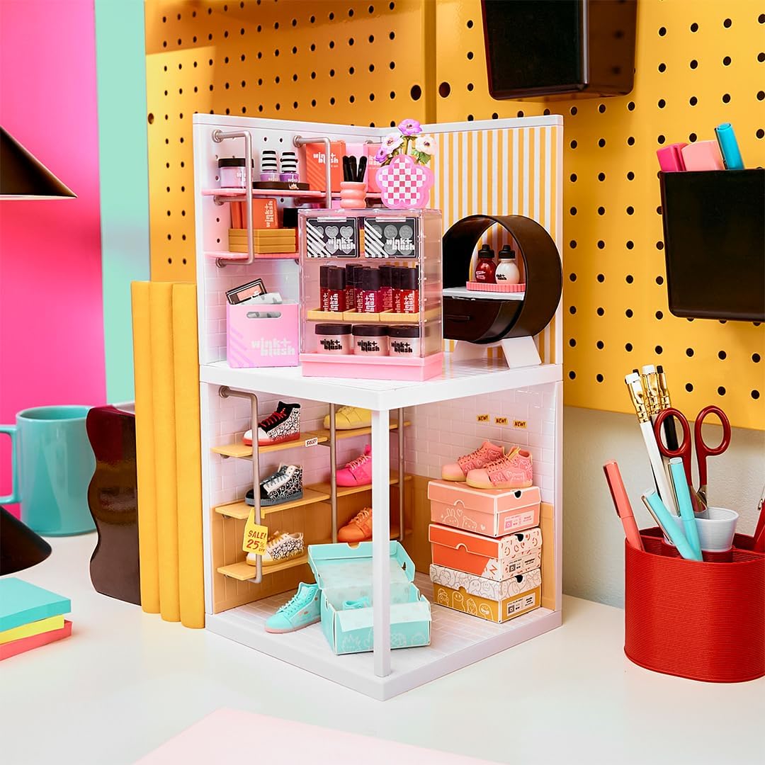 ميني فيرس مبنى محل البيتزا بيوت الدمى Miniverse