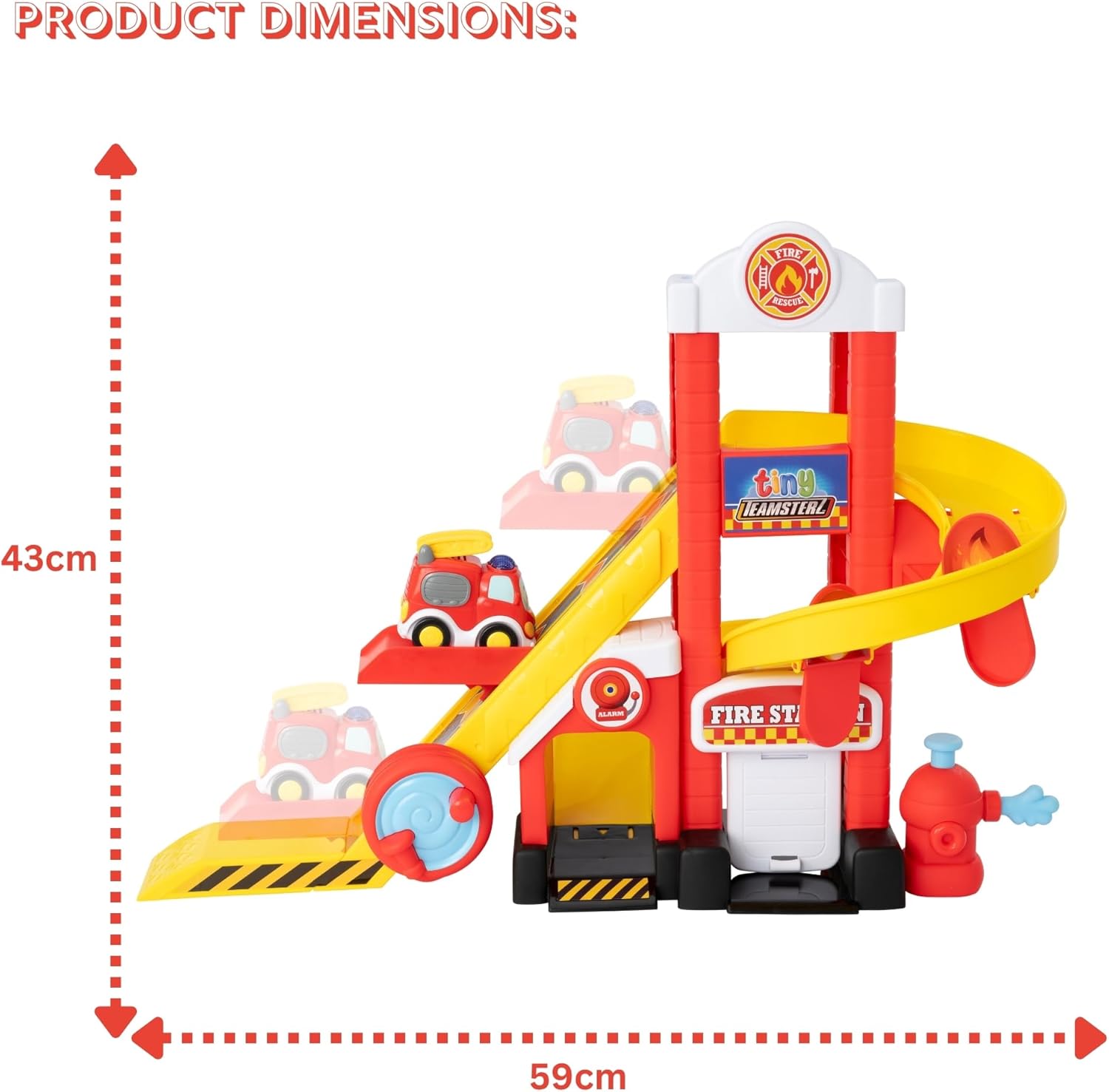 تيمسترز لعبة مقر الطوارئ مع سيارة مركبات مع مسار Teamsterz