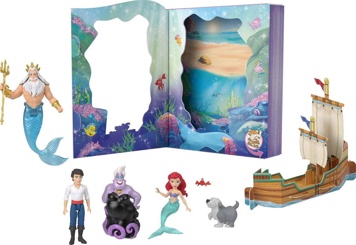 ديزني مجموعة كتب قصص الاميرة اريل المجسمات Disney