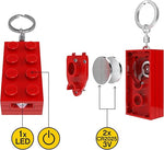 ليجو سلسلة مفاتيح مضيئة 8 سم حمراء مكعبات التركيب LEGO