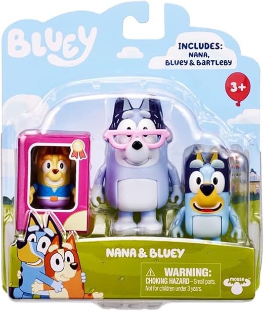 مجسمات بلوي ونانا شخصيات كرتونية Bluey