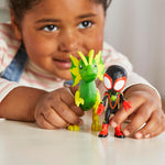 سبايدي مجسم مايلز مع ديناصور شخصيات كرتونية Marvel