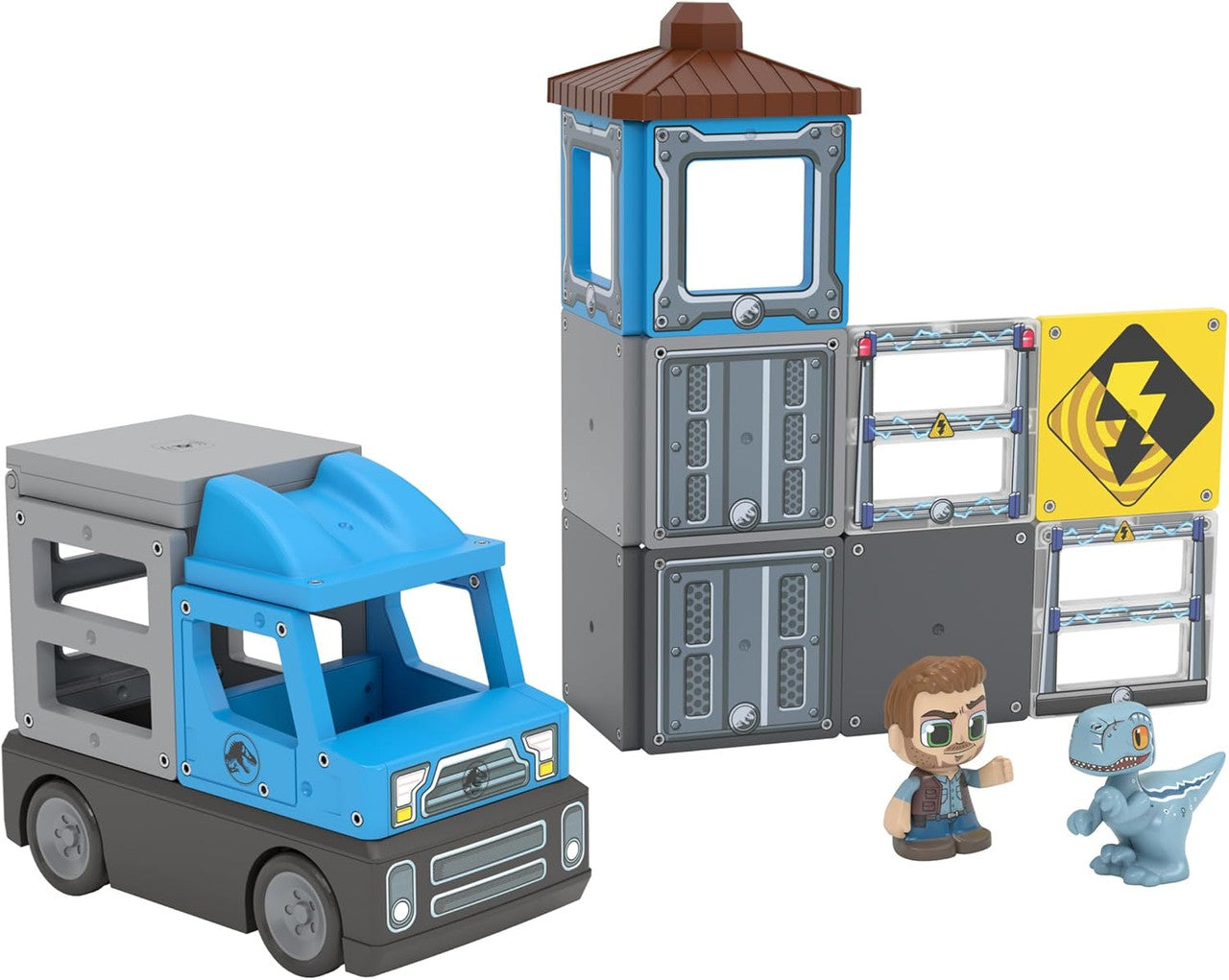 تايل تاون مكعبات مناظير ديناصور جوراسيك وورلد مكعبات المغناطيس Tile Town