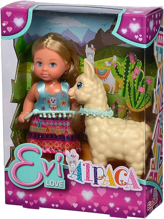 ايفي لوف دمية مع حيوان الالبكة دمية مع اكسسوارات simba