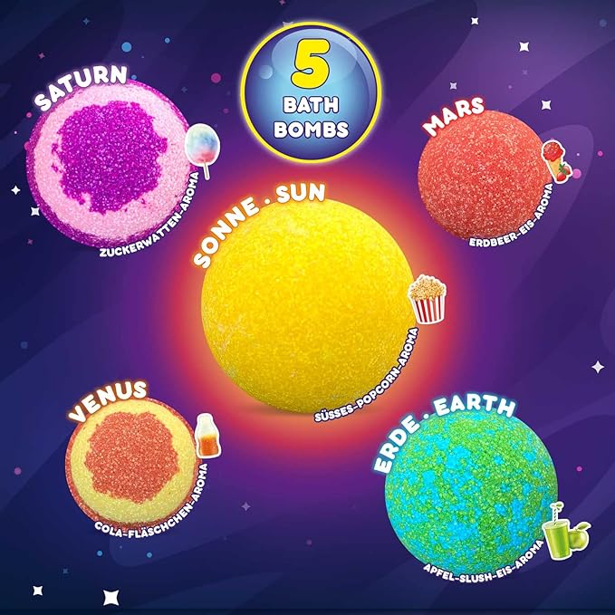 كرايز إنكي سبيس 5 قنابل استحمام سلايم CRAZE