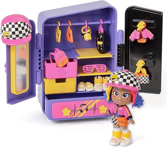 كوكيلووس دمية خزانة ملابس ميلز 1×4 دمية مع اكسسوارات KookyLoos