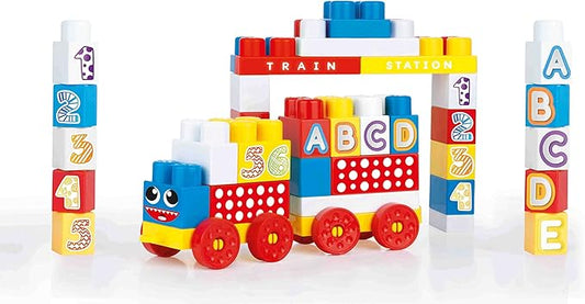 دولو مكعبات البناء التعليمية 50 قطعة مكعبات التركيب Dolu