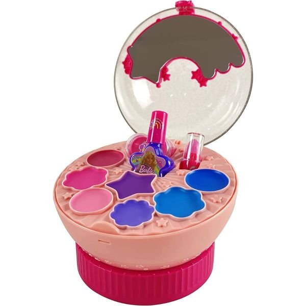 باربي صندوق مستحضرات التجميل على شكل كريستال المكياج والتجميل Barbie