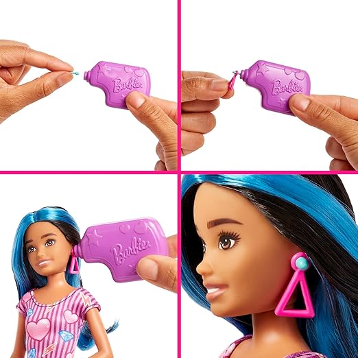 باربي دمية سكيبر ثقب الاذن دمية مع اكسسوارات Barbie