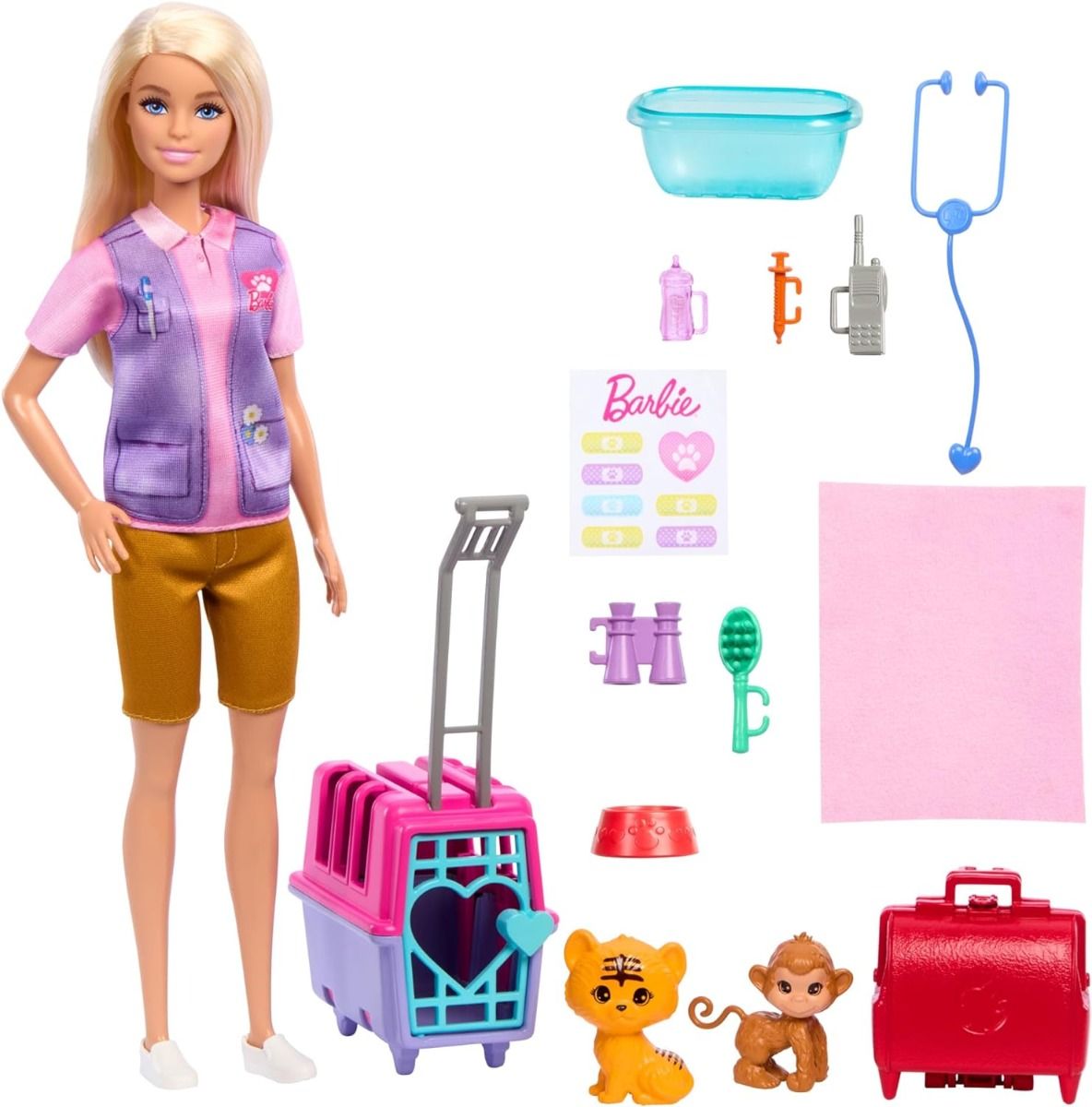 باربي العاب الانقاذ والتعافي دمية مع اكسسوارات Barbie