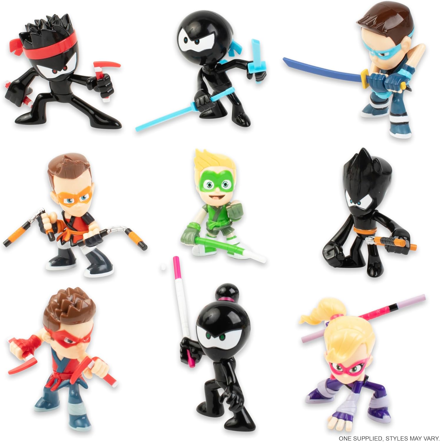 نينجا كيدز شخصيات مصغرة غامضة المجسمات Ninja Kidz