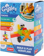لعبة بناء ولعب بتصميم طائرة مواليد تفاعلي GIGGLES