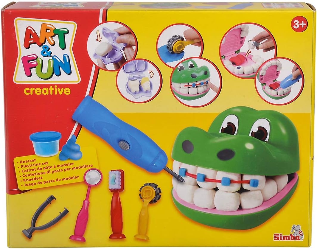 ارت اند فن صلصال التمساح لطبيب الاسنان الصلصال والمعجون Art And Fun