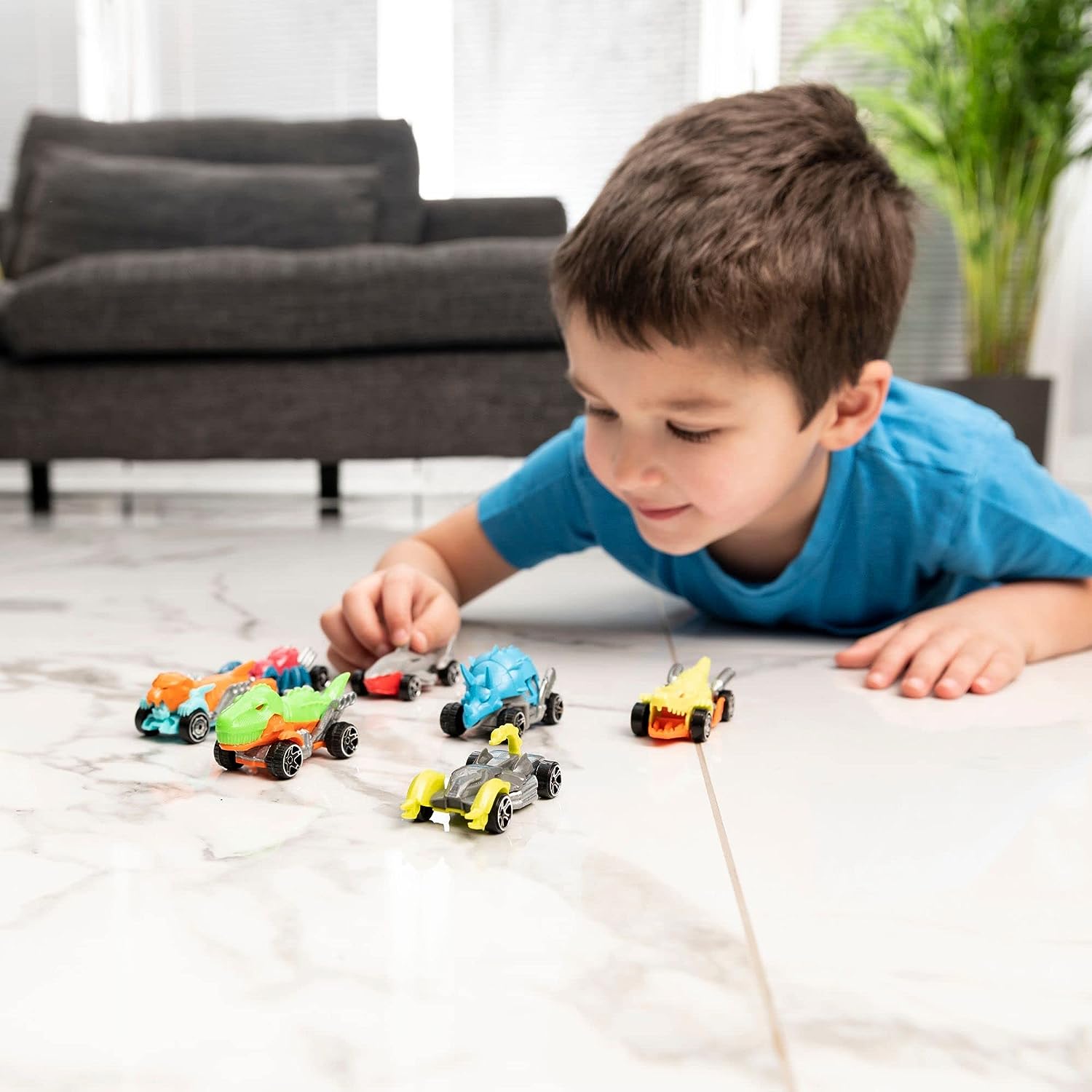 تيمسترز لعبة سيارات 10 قطع المركبات المتنوعه Teamsterz