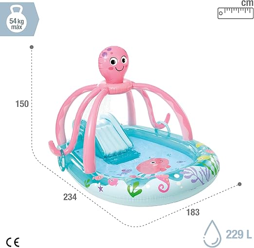 انتكس مركز لعب فريندلي اوكتوبس المسابح الخارجية Intex