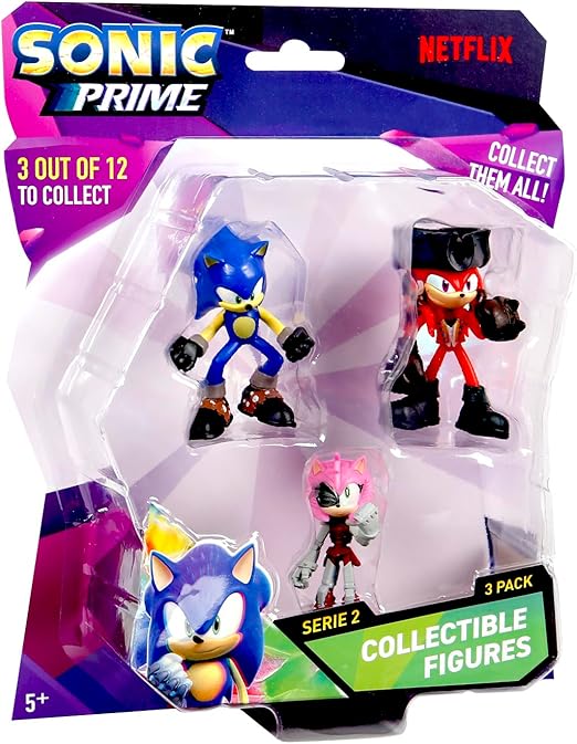 سونيك برايم مجسمات 3 قطع متنوع شخصيات كرتونية Sonic