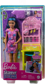 باربي دمية سكيبر ثقب الاذن دمية مع اكسسوارات Barbie