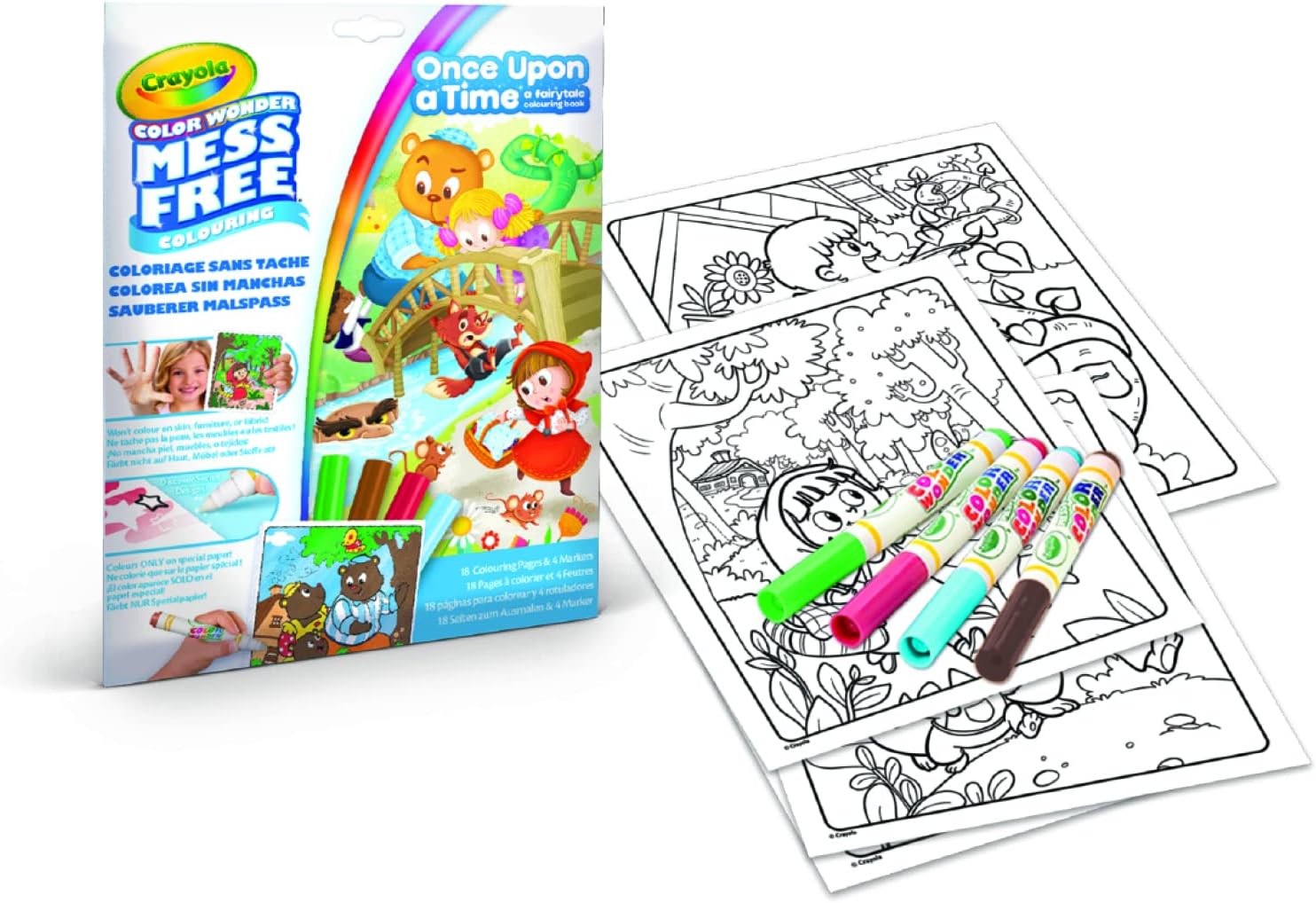 كرايولا دفتر تلوين قصص زمان رسم و تلوين Crayola