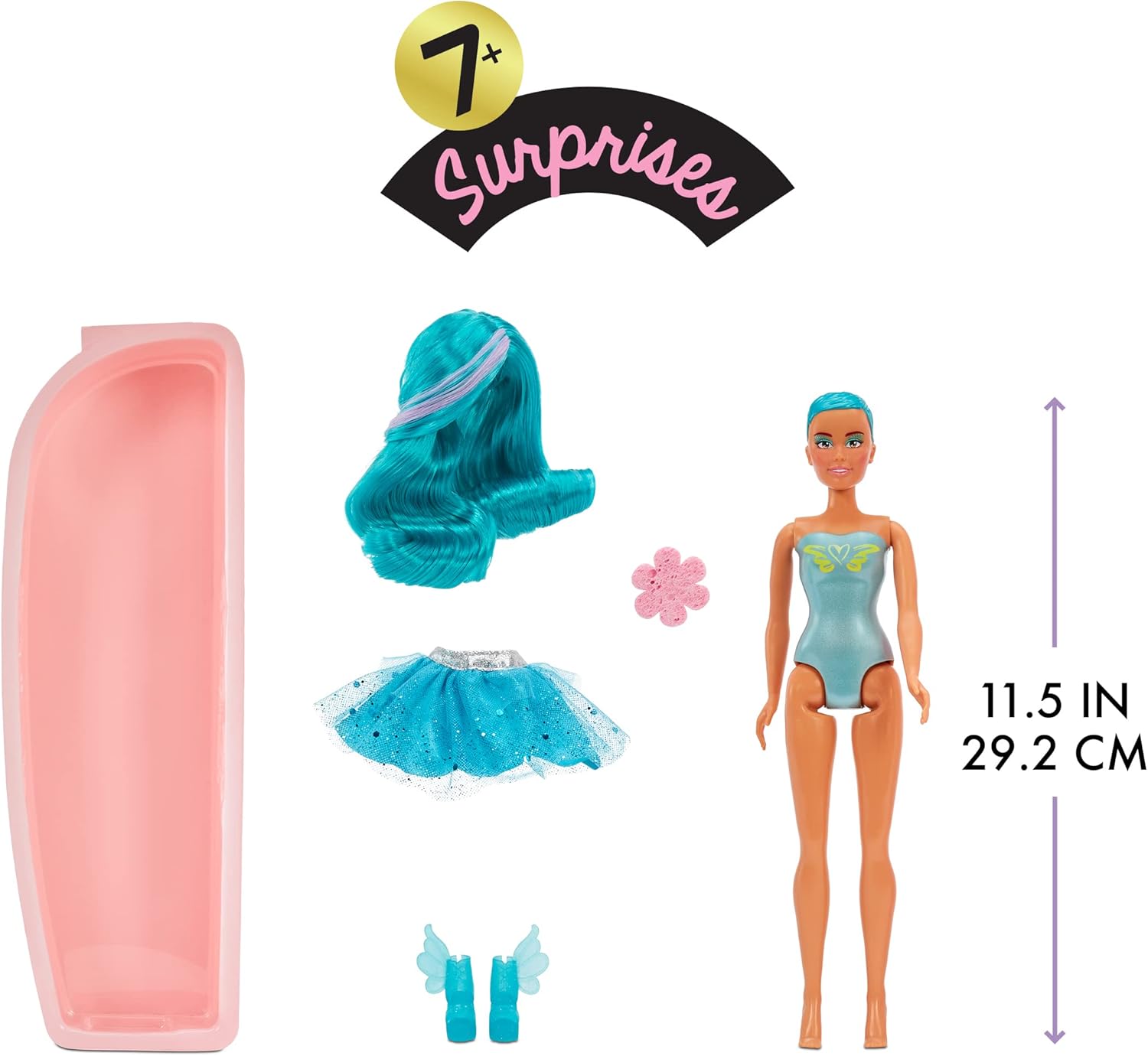 دريم ايلا دمية تغيير اللون خضراء دمية مع اكسسوارات Dream Ella