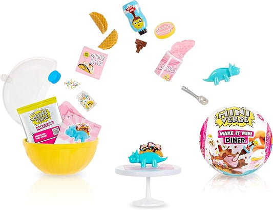 ميني فيرس بيضة مجسمات وجبة العشاء المجسمات Miniverse