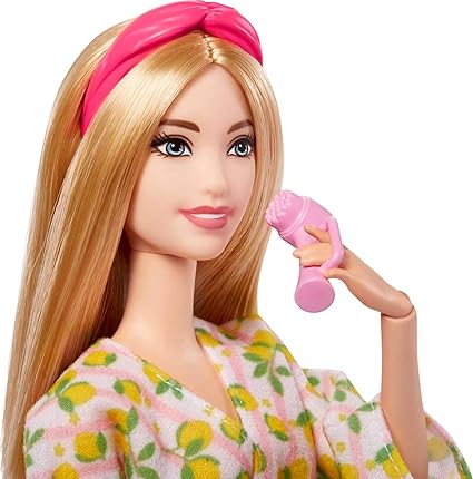باربي دمية شقراء مع جرو أليف دمية مع اكسسوارات Barbie