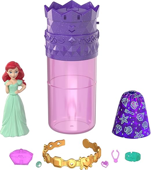 ديزني برينسس دمية أميرة ديزني الصغيرة اشكال متنوعة دمية مع اكسسوارات Disney