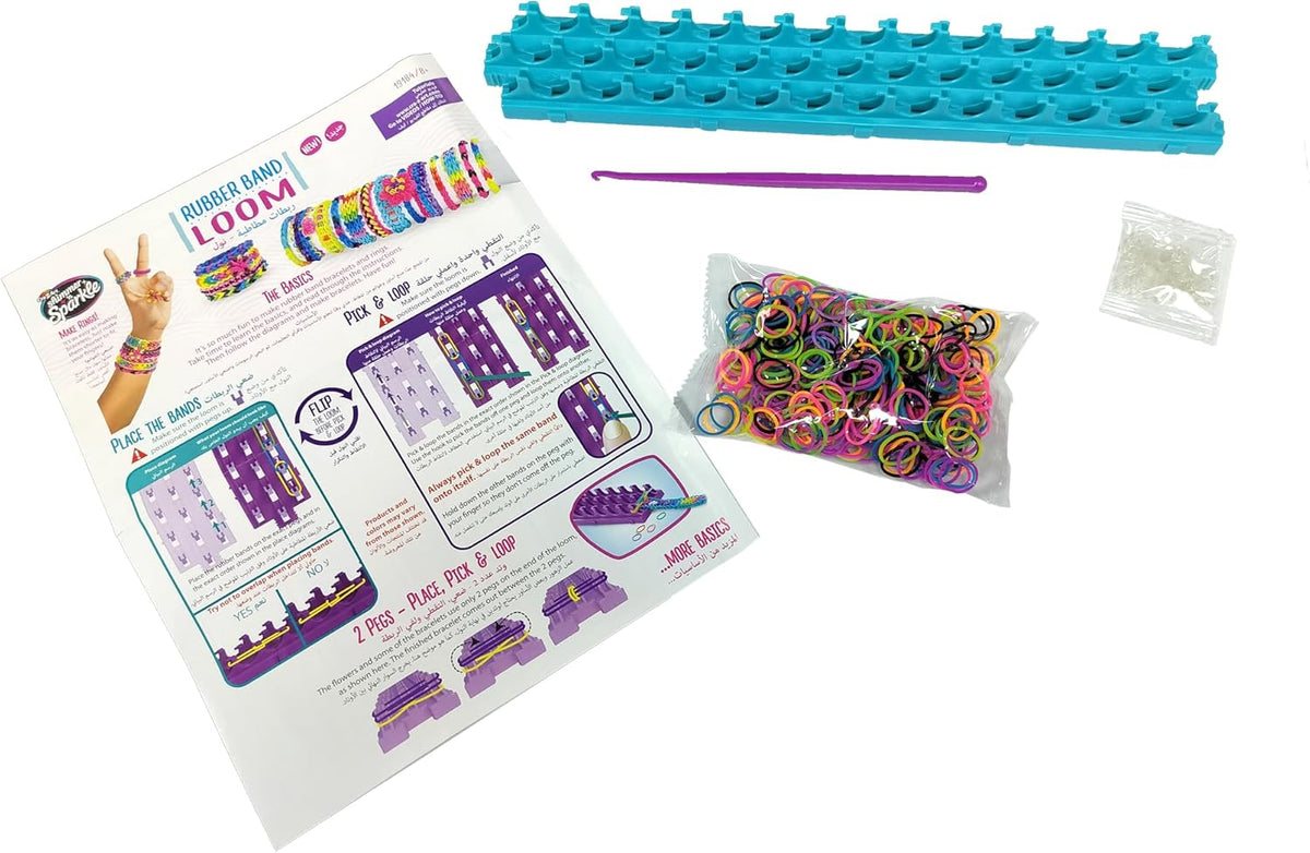 شيمر اند سباركل نول الشريط المطاطي الخرز والاكسسوارات Shimmer N Sparkle