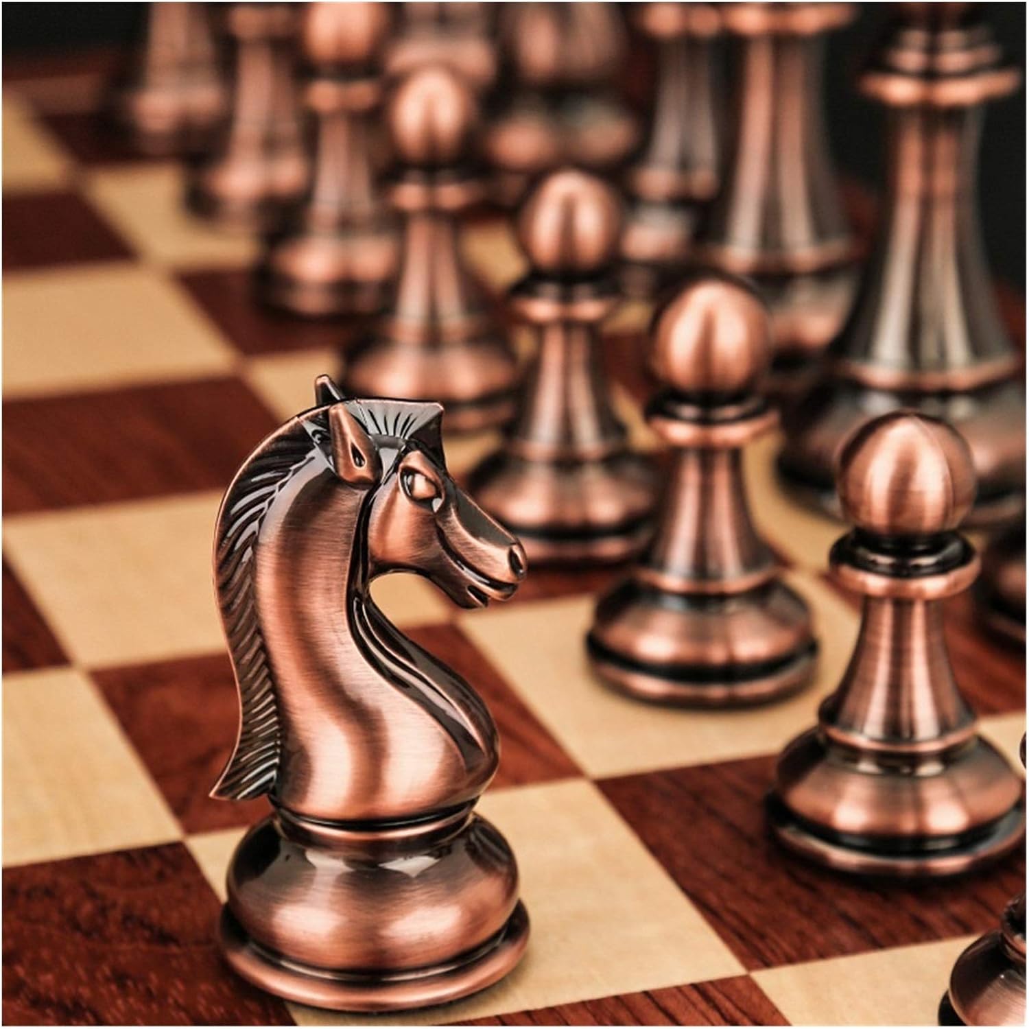 لعبة شطرنج معدنية فخمة العاب لوحية LOCAL