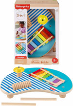 فيشر برايس طاولة موسيقية خشبية مواليد تفاعلي Fisher-Price