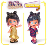 كوكيلووس خزانة ملابس باكثر من 18 قطعة اكسسوار عصرية دمية مع اكسسوارات KookyLoos