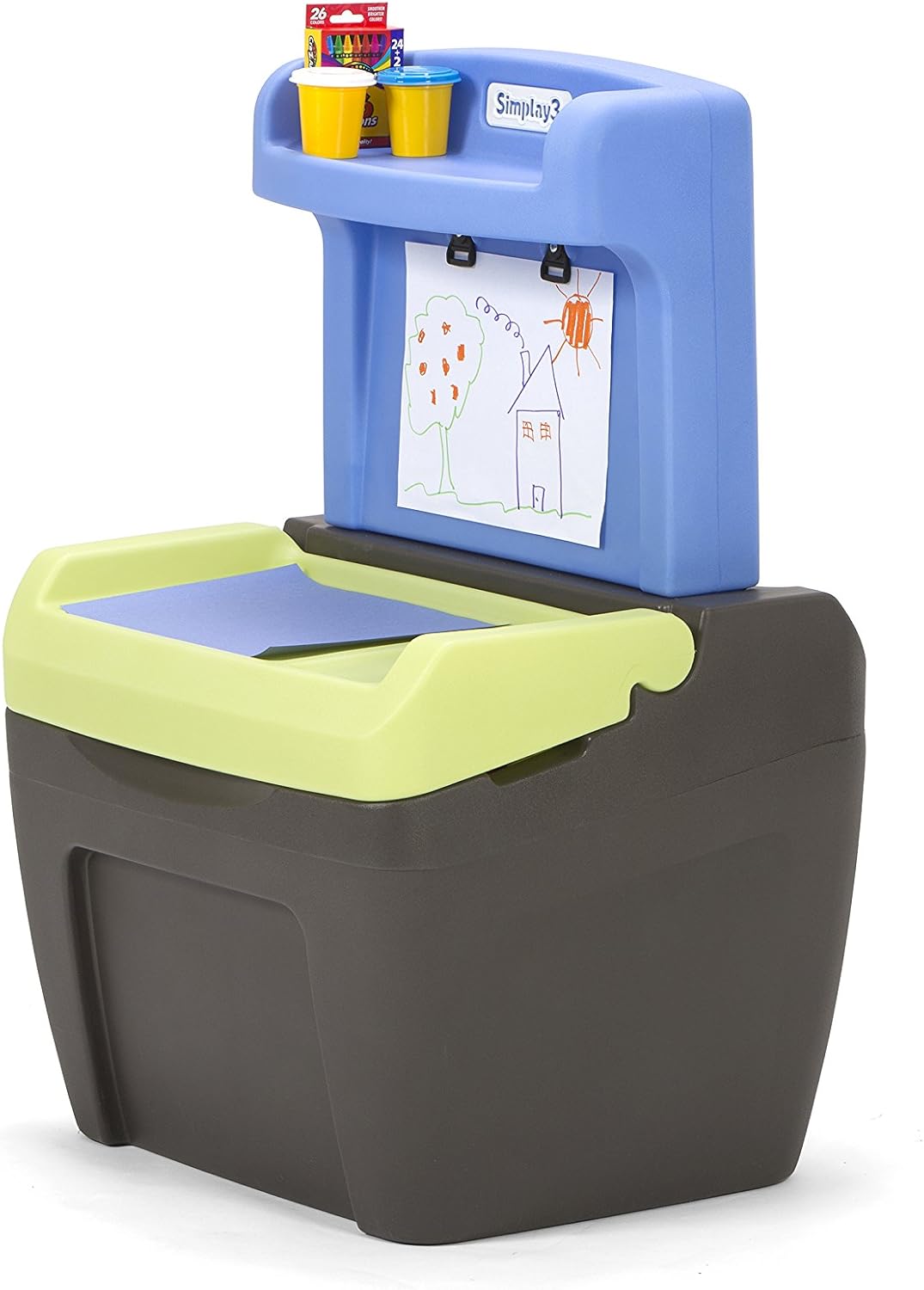 سيمبلاي حامل علبة لعب مع صندوق ألعاب simplay