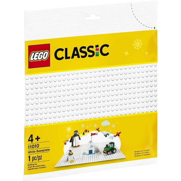 ليجو كلاسيك لوحة بناء أبيض مكعبات التركيب LEGO