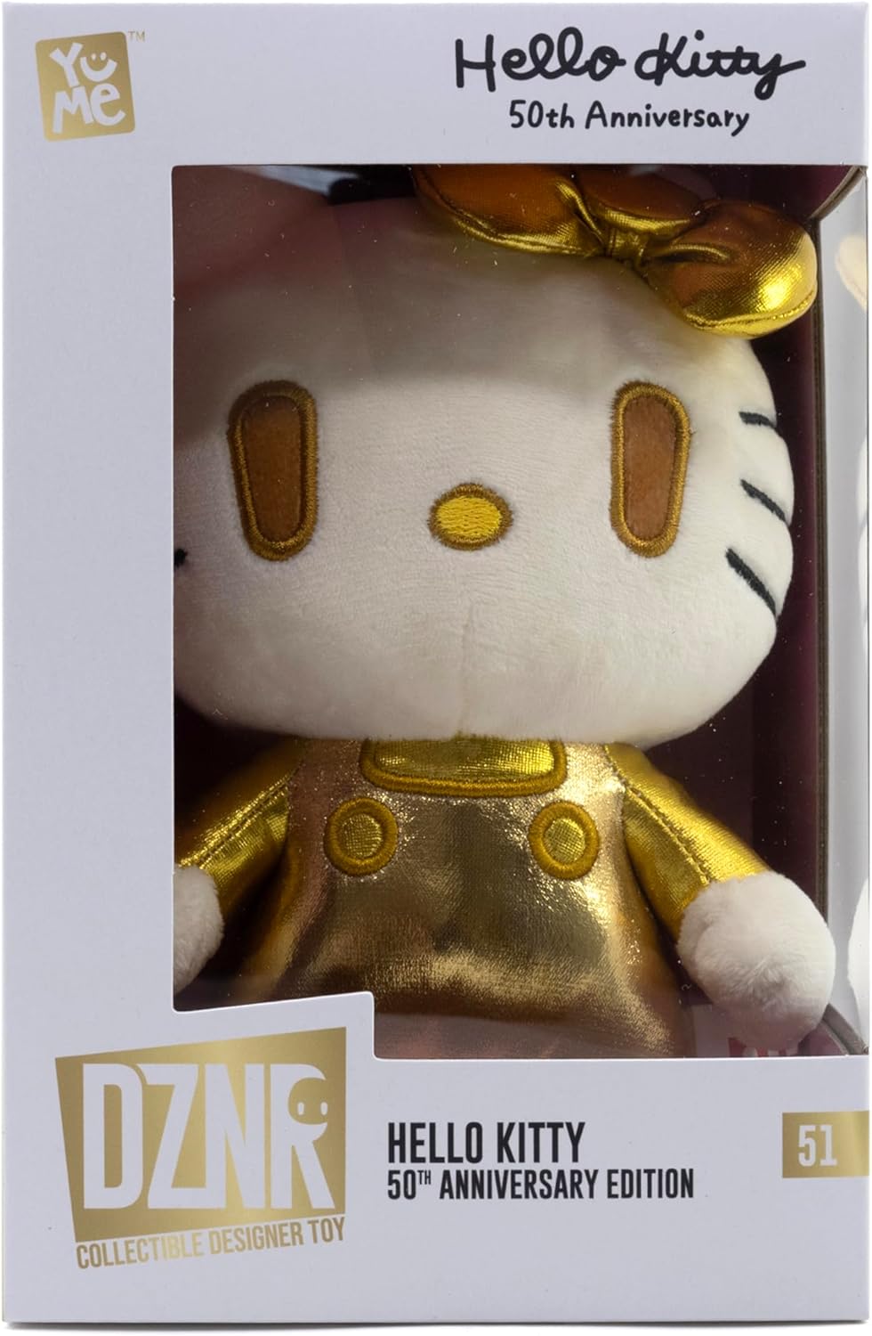 يومي هيلو كيتي الدمية الذهبية 15 سم الالعاب القطنية YME