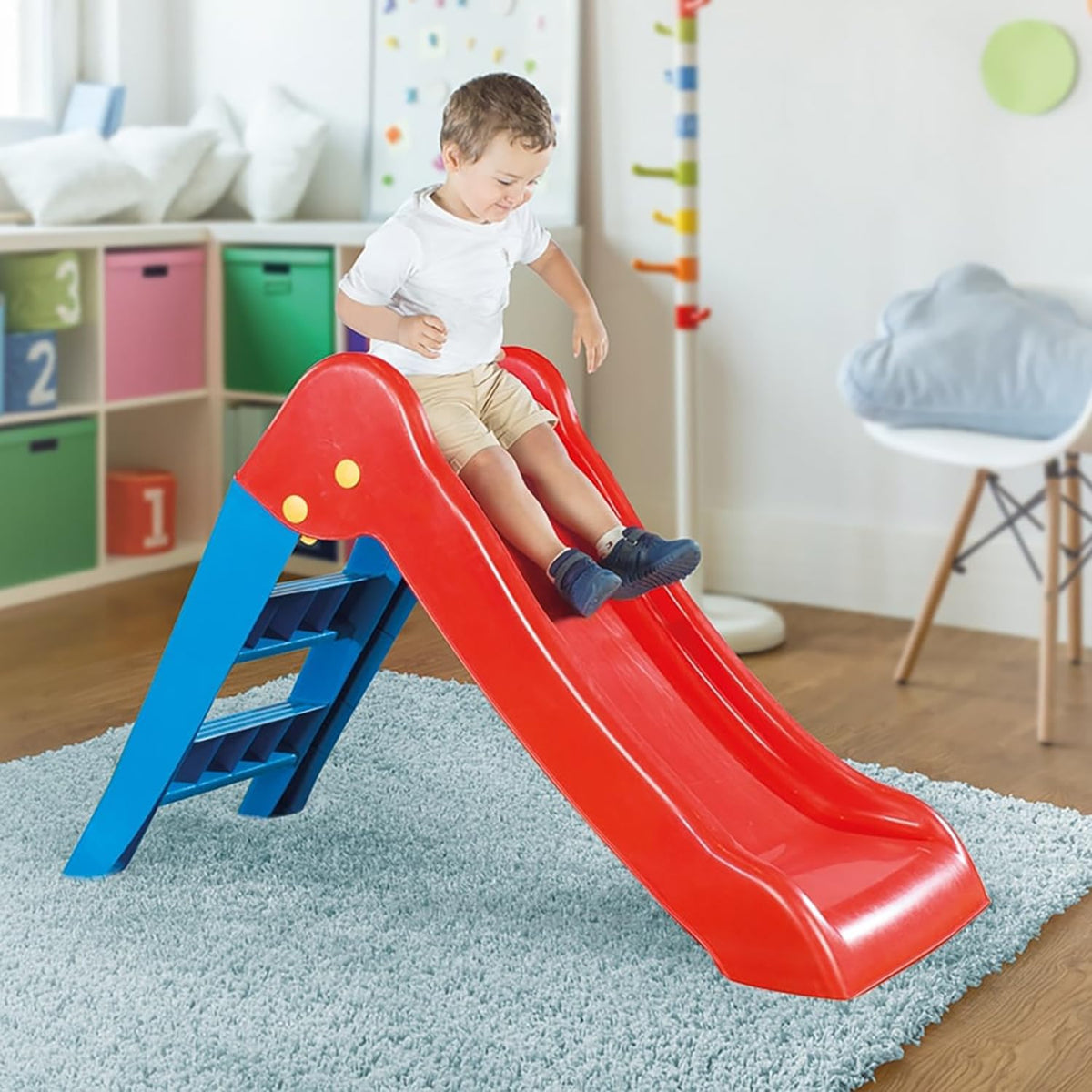 دولو زحليقة باللونين الأحمر والأزرق مكعبات التركيب Dolu