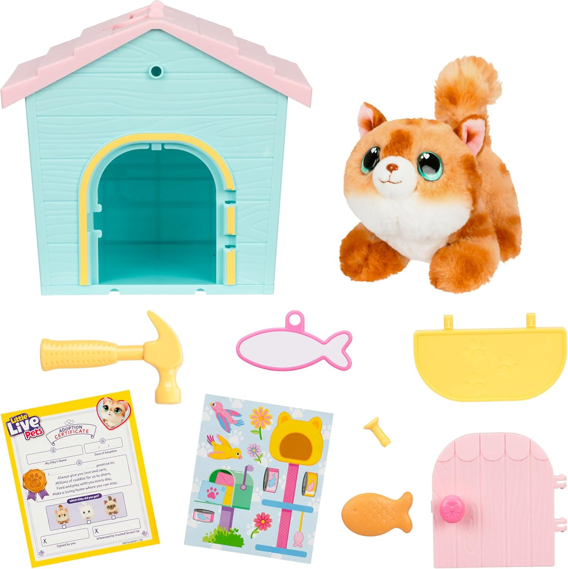 ليتل لايف بيتس لعبة قطة 1 من 3 مجسمات الحيوانات Little Live Pets