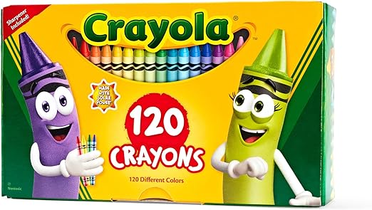 كرايولا اقلام تلوين 120 قلم تلوين رسم و تلوين Crayola