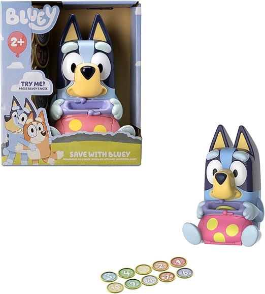 بلوي لعبة حصالة بيجي مواليد تفاعلي Bluey