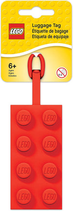 ليجو سلسلة مفاتيح مضيئة 8 سم حمراء مكعبات التركيب LEGO