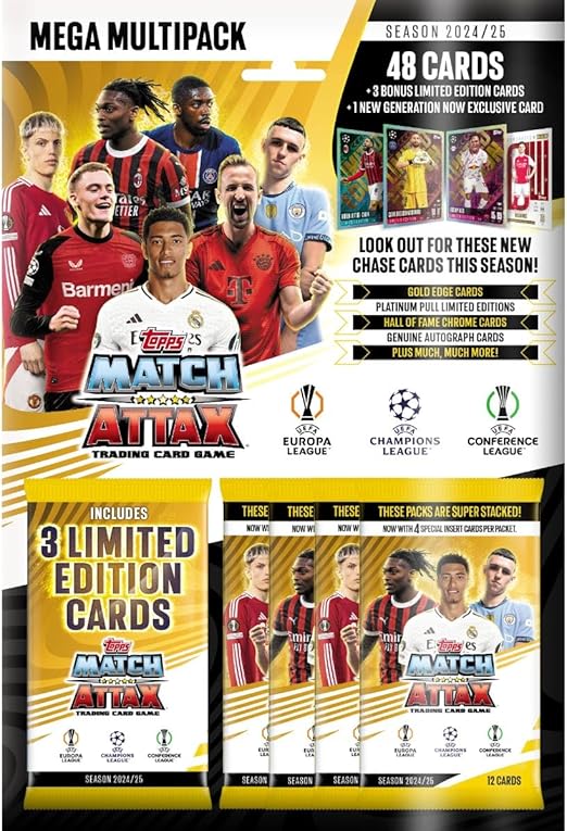 ماتش أتاكس ميجا مالتي باك العاب البطاقات Match Attax