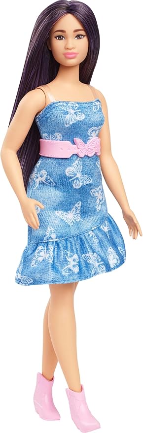 باربي دمية بشعر أرجواني دمى الشخصيات Barbie