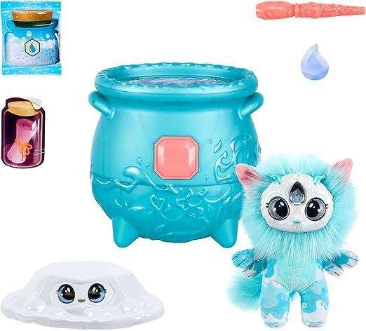 ماجيك ميكسيز مرجل مفاجأة جوهرة سحر الأرض الالعاب القطنية Magic Mixies