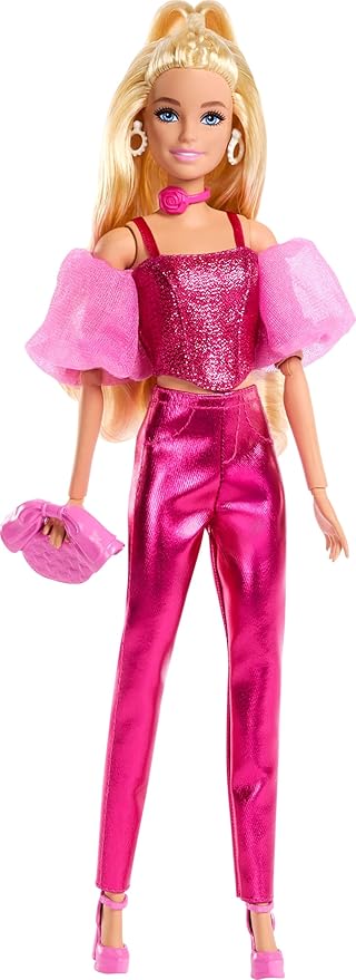 باربي دمية ديلوكس ستايل مع شعر اشقر دمى الشخصيات Barbie
