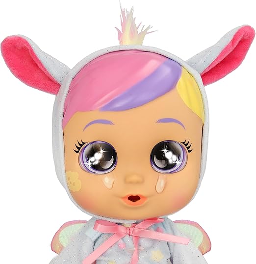 كراي بيبيز دمية جينا 30 سم دمى المواليد CRY Babies