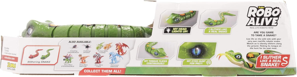 روبو ألايف ثعبان آلي مضيء ألعاب الروبوت Zuru