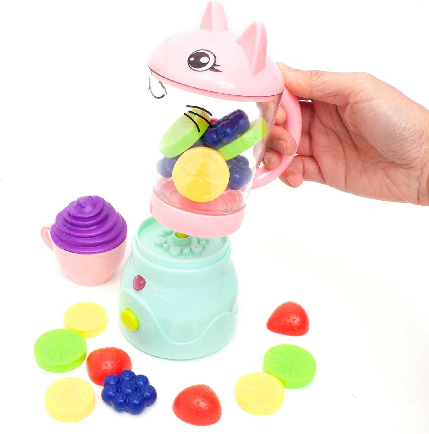 زو تروب خلاط القطة مع الكثير من الملحقات ألعاب المطابخ ZOO TROOP