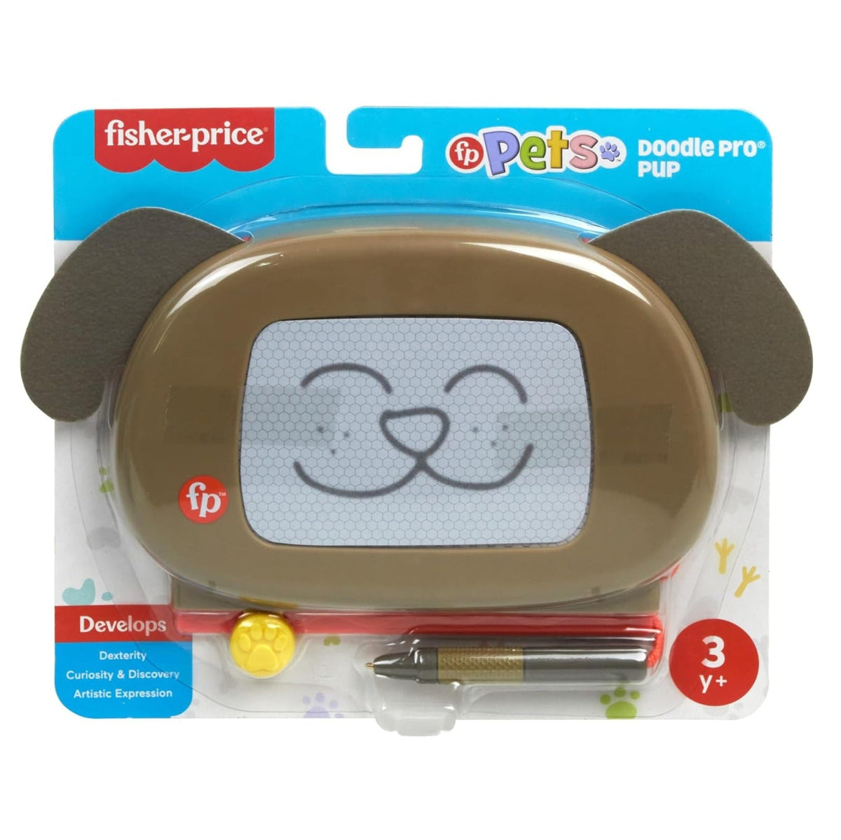 فيشر برايس كراسة رسم مغناطيسية على شكل جرو رسم و تلوين Fisher-Price