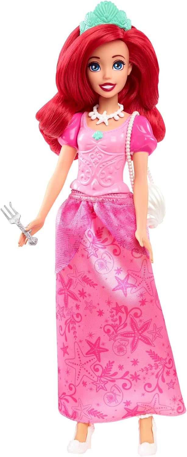 ديزني برينسس دمية ألاميرة اريال دمية مع اكسسوارات Disney