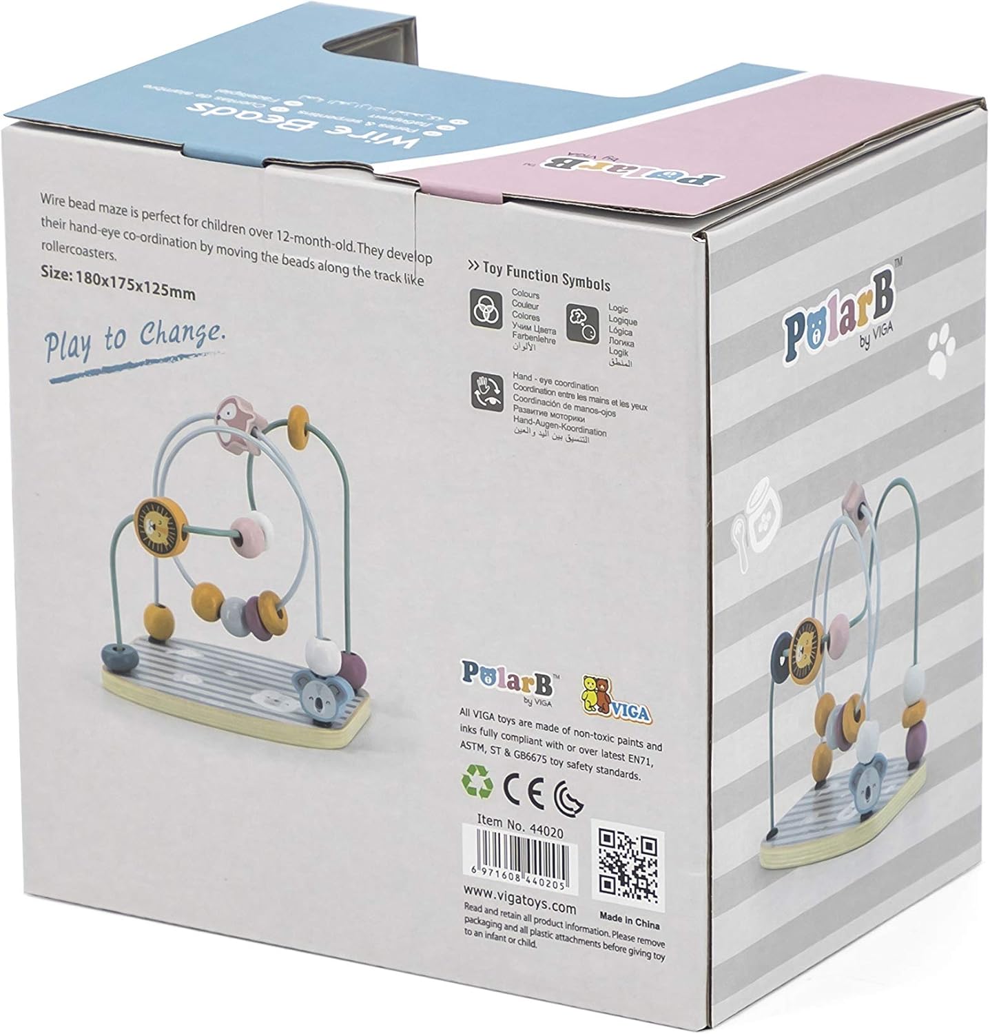 فيجا لعبة المتاهة التعليمية الأسلاك و الخرز تعليمي تفاعلي VIGA