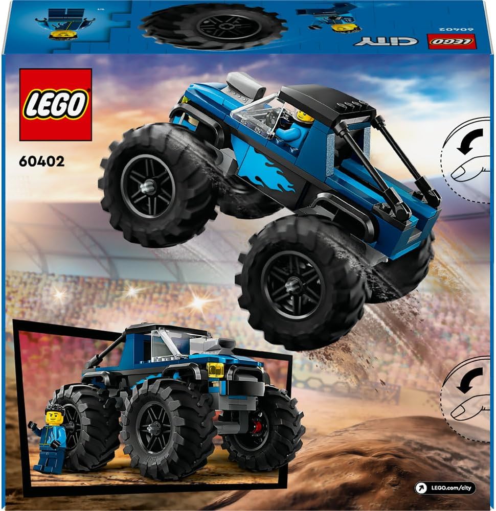 ليجو 60402 سيتي شاحنة الوحش الزرقاء مكعبات التركيب LEGO