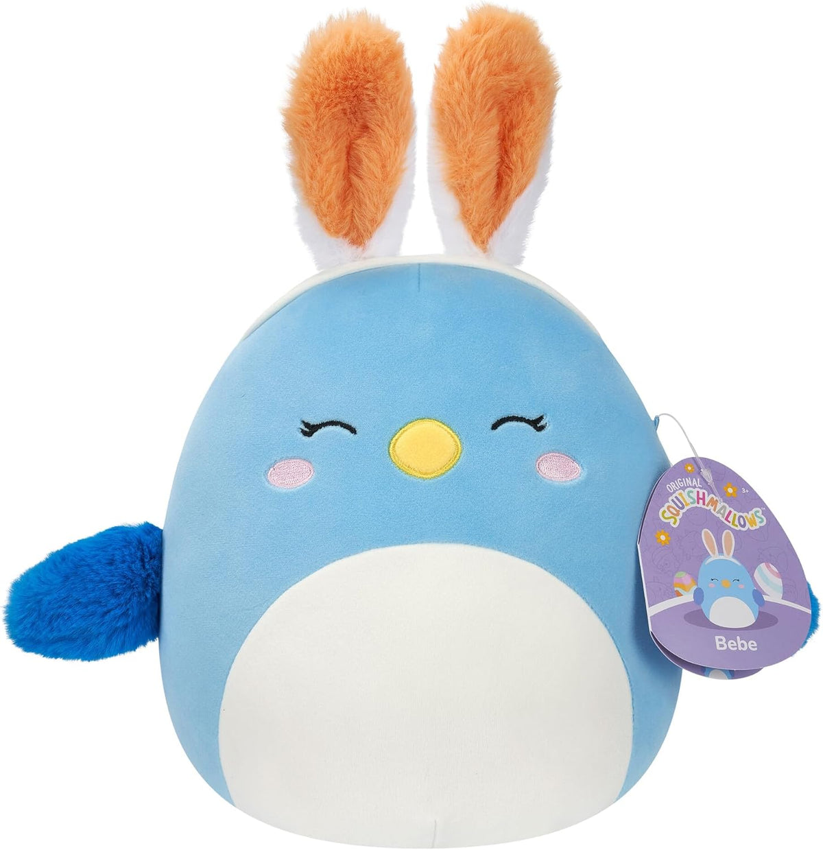 سكويش مالوز دمية طائر زرقاء مع منقار الالعاب القطنية Squishmallows